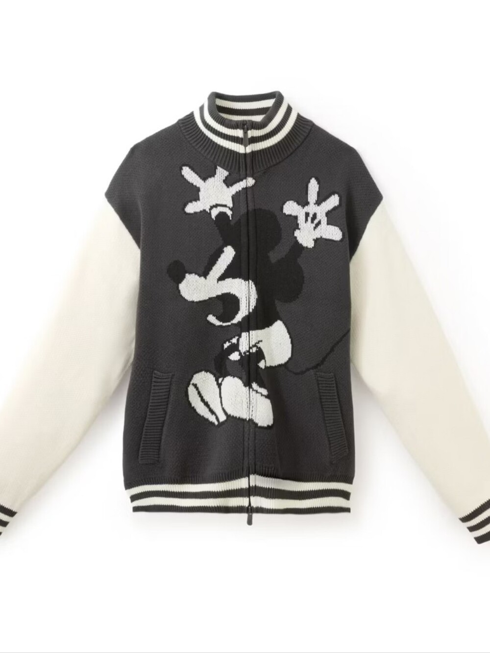 Disney Parks Mickey Mouse Varsity Jacket for Adults Unisex